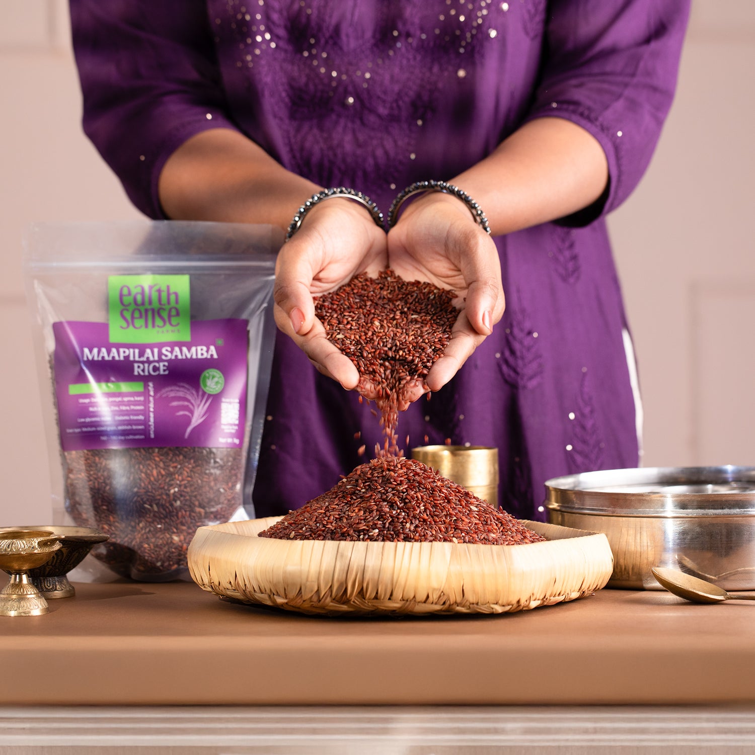 Mapillai Samba (Red Rice)