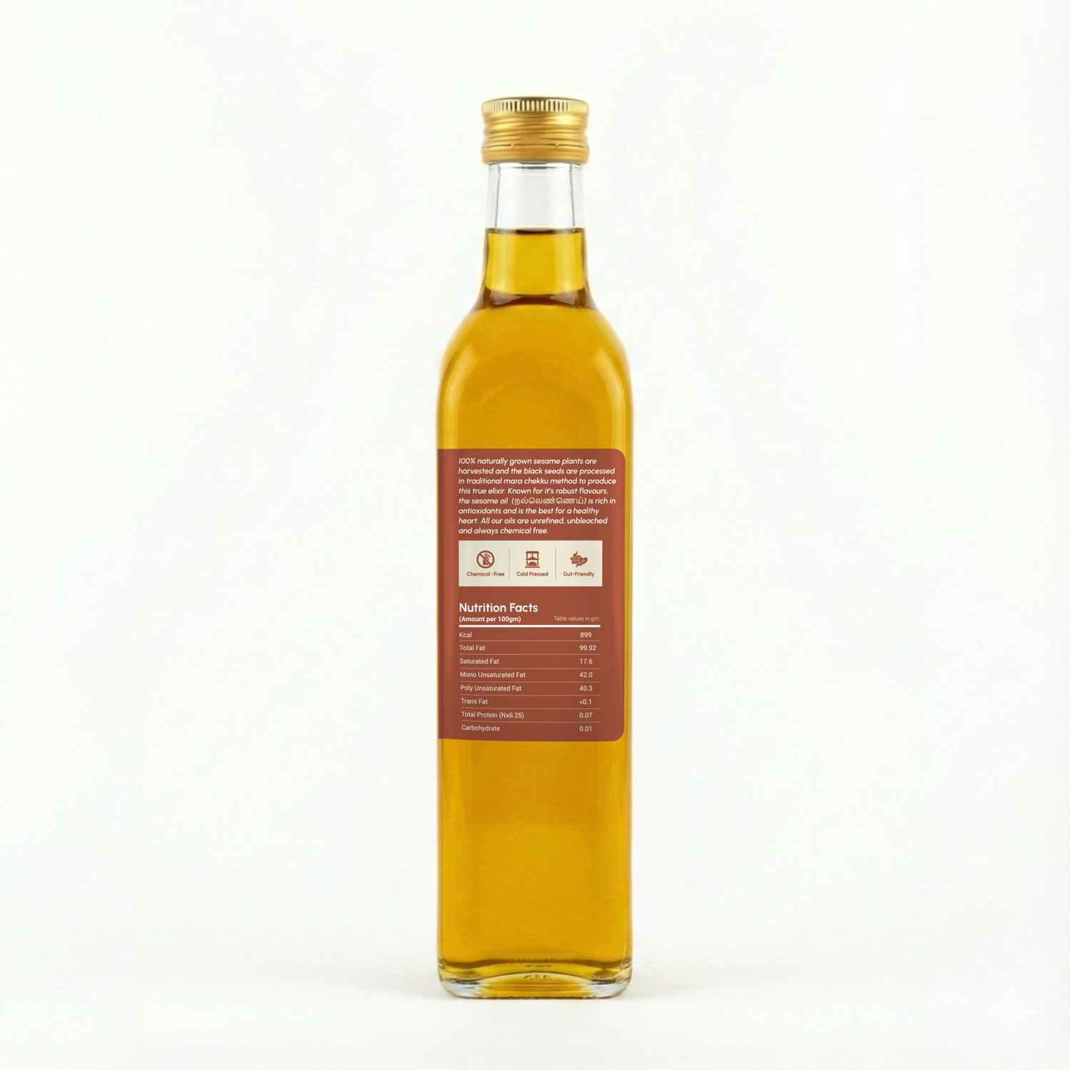 Wood-Pressed Sesame Oil